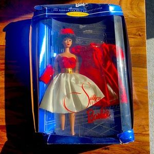 Barbie in box ( smashed box) 1997 reproduction of 1962